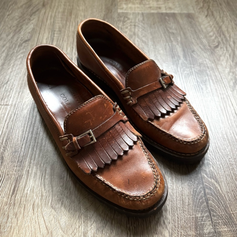 Cole Haan Brown Leather Loafers size 8